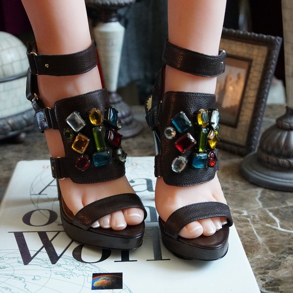 Report Signature DUNBARTON Jewell Ankle Strap 7.5 - Picture 3 of 16